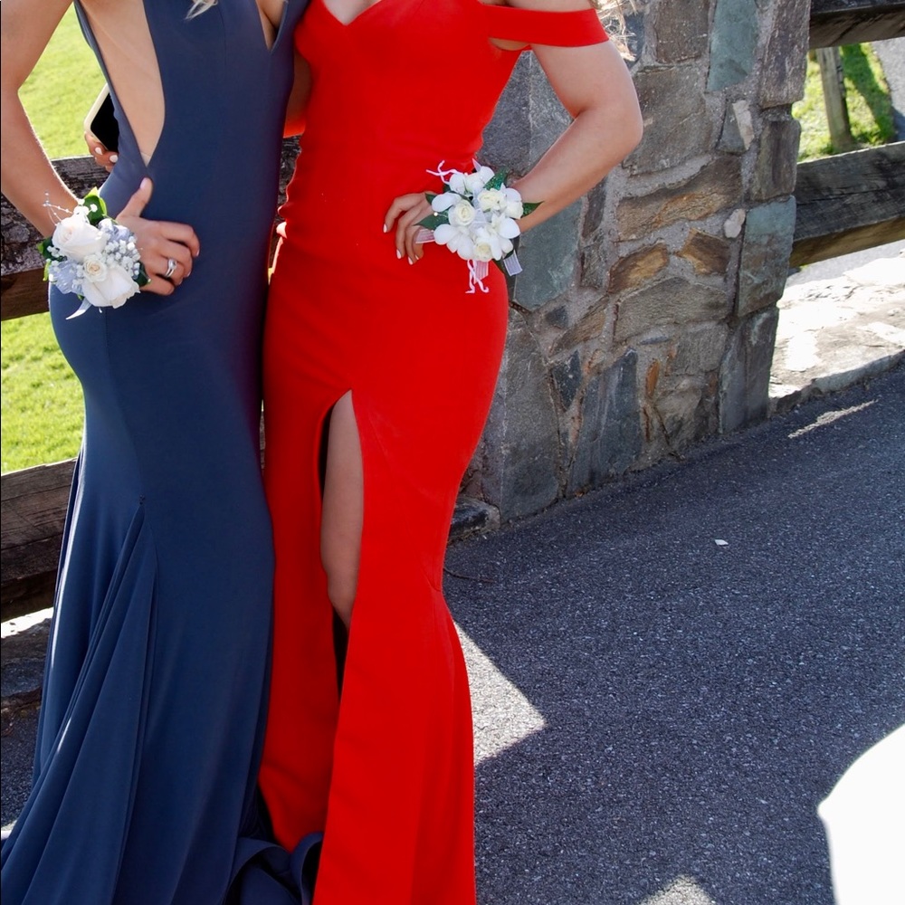 Revolve Red Prom Dress - Picture 2 of 4